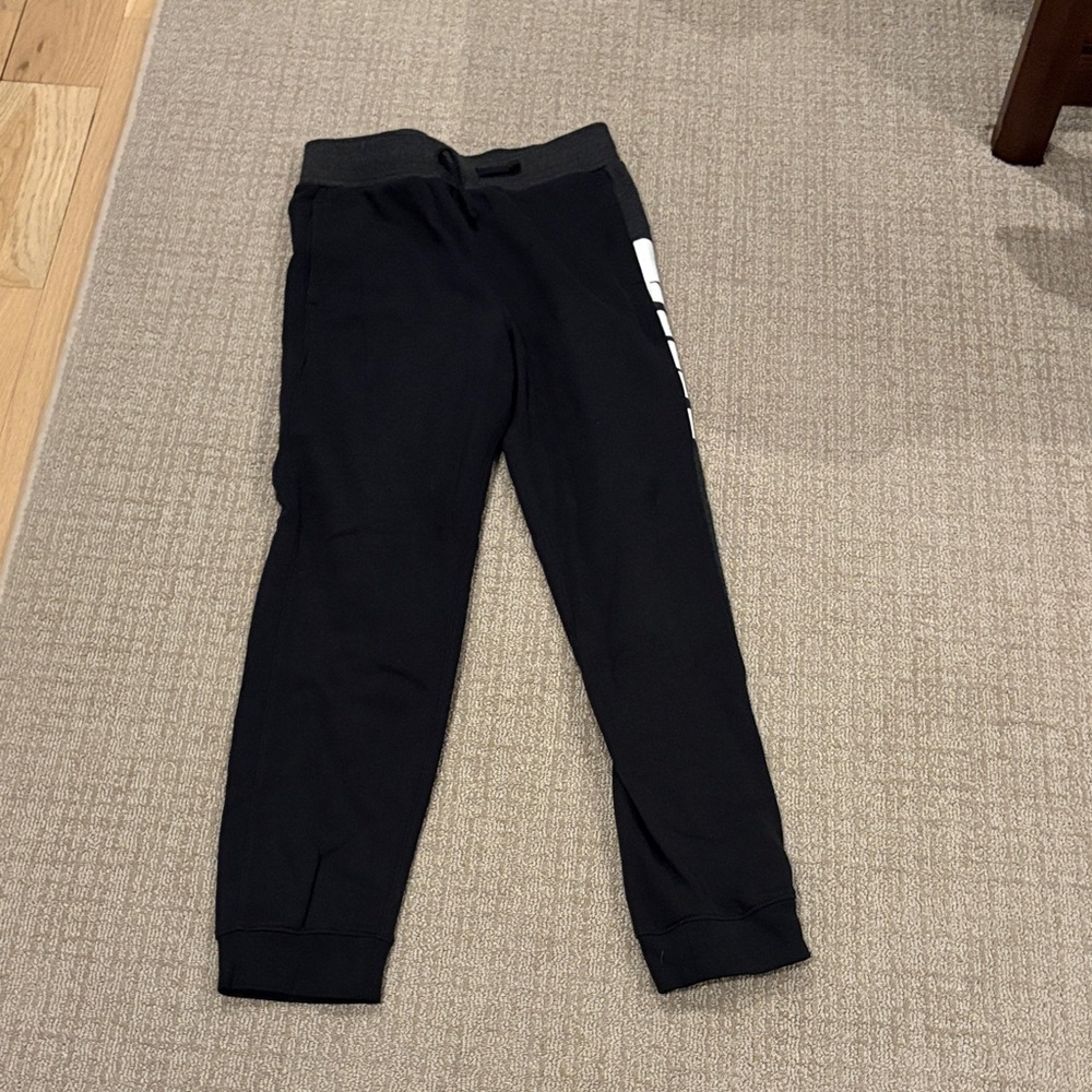 Nike Kids Black and Gray Joggers